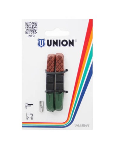 Union remblokrubber 72mm 3kleur