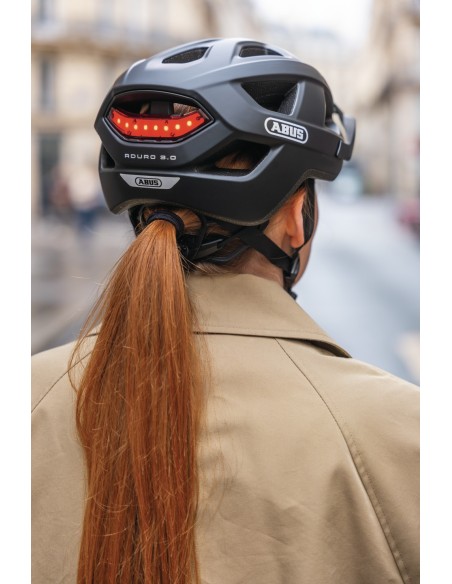 Abus helm Aduro 3.0 LED titan L 58-62cm