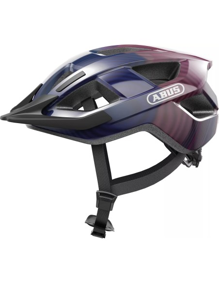 Abus helm Aduro 3.0 LED purple waves M 52-58cm