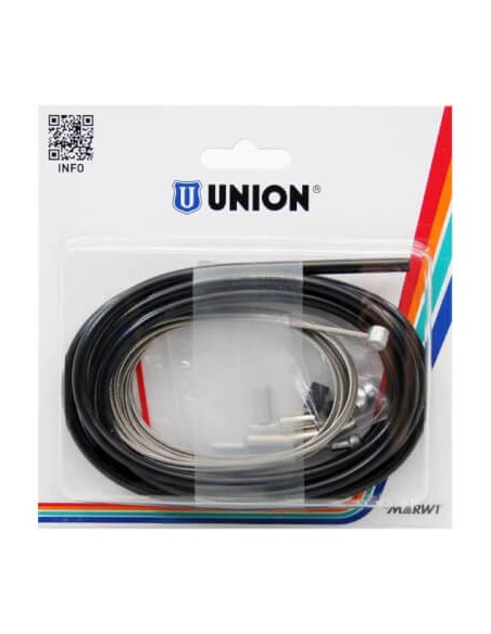 Union remkabel 2 nippels RVS
