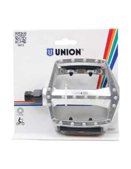 Union pedalen 102 BMX 9/16 zilver op kaart
