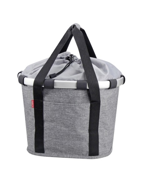 Klickfix mandtas 15L twist zilver