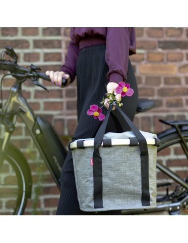 Klickfix mandtas 15L twist zilver