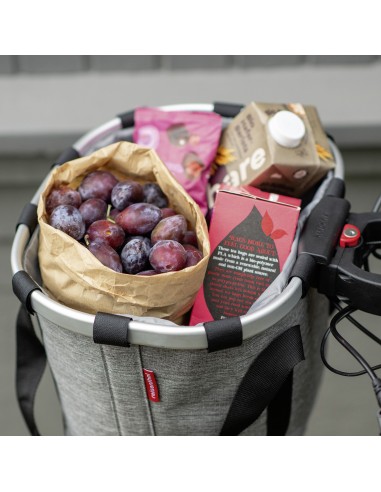 Klickfix mandtas 15L twist zilver