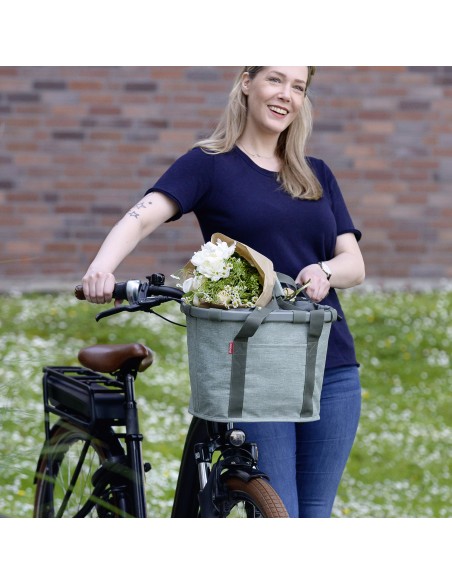 Klickfix mandtas 15L twist salie groen