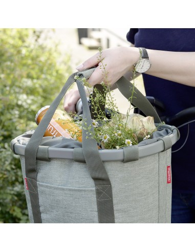 Klickfix mandtas 15L twist salie groen