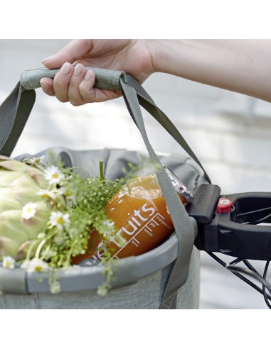 Klickfix mandtas 15L twist salie groen