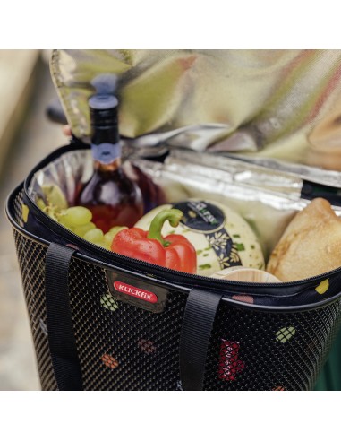 Klickfix koeltas voor mandtas 16L zwart