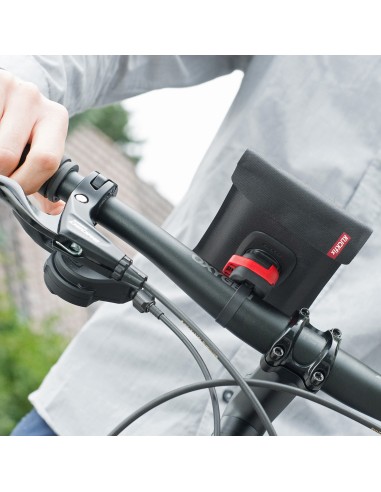 Klickfix telefoontas light M zwart