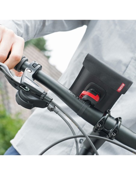 Klickfix telefoontas light M zwart