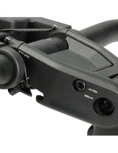 Klickfix afstand adapter breedte 100mm zwart