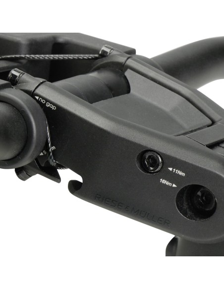 Klickfix afstand adapterset breedte 100mm zwart