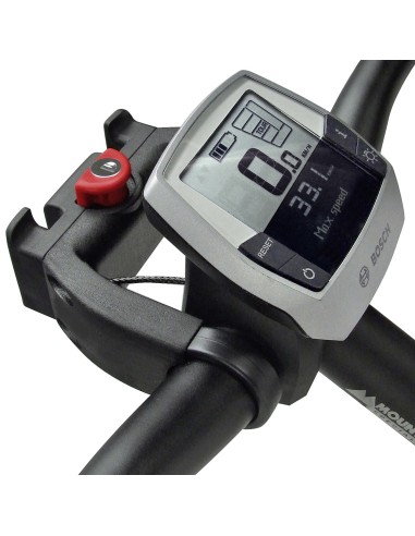 Klickfix stuuradapter E-bike met slot CC-100 zwart