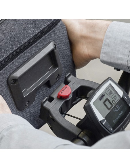 Klickfix stuuradapter e-bike met slot CC-100 zwart