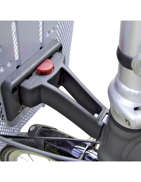 Klickfix tasdeel voor balhoofdbuis adapter zwart