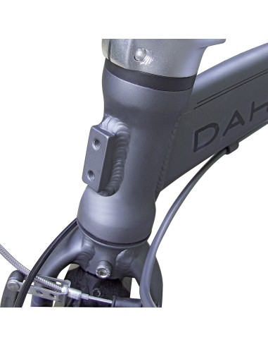 Klickfix tasdeel voor balhoofdbuis adapter zwart