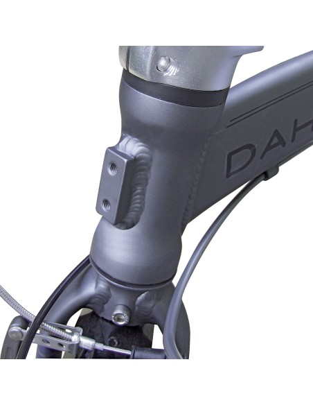Klickfix tasdeel voor balhoofdbuis adapter zwart