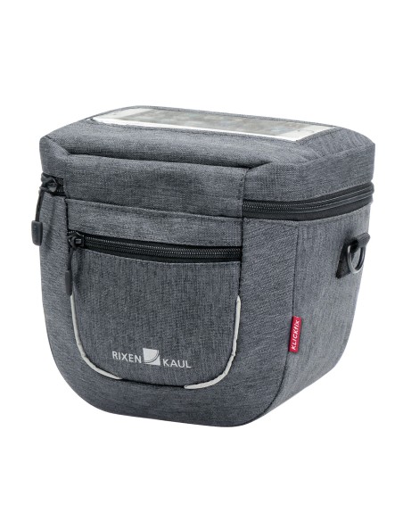 Klickfix stuurtas Aventour compact city 3L grijs