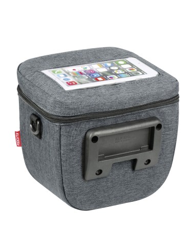 Klickfix stuurtas Aventour compact city 3L grijs