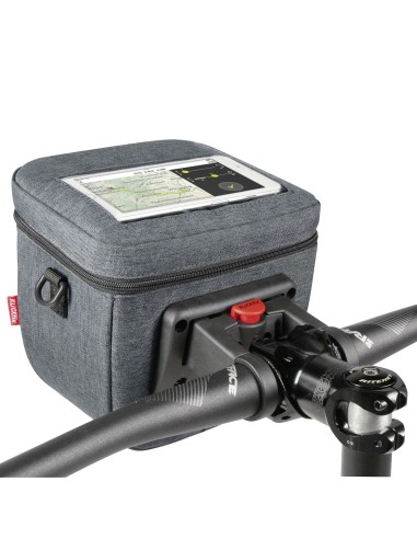 Klickfix stuurtas Aventour compact city 3L grijs