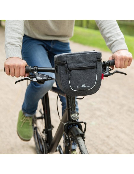 Klickfix stuurtas Aventour compact city 3L grijs