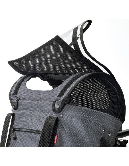 Klickfix zonnescherm voor Doggy tas zwart