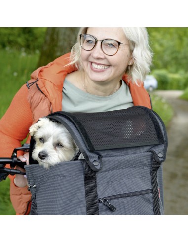 Klickfix zonnescherm voor Doggy tas zwart