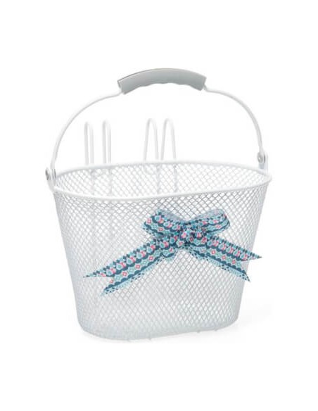 New Looxs fietsmandje Asti arabella 8L wit 26x17x17,5cm