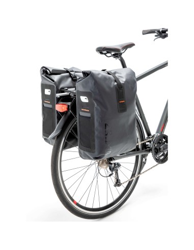 New Looxs fietstas dubbel Varo waterdicht black Racktime 40
