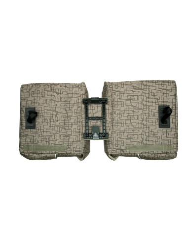 New Looxs fietstas dubbel Mondi Joy Ivy walnut MIK 38L