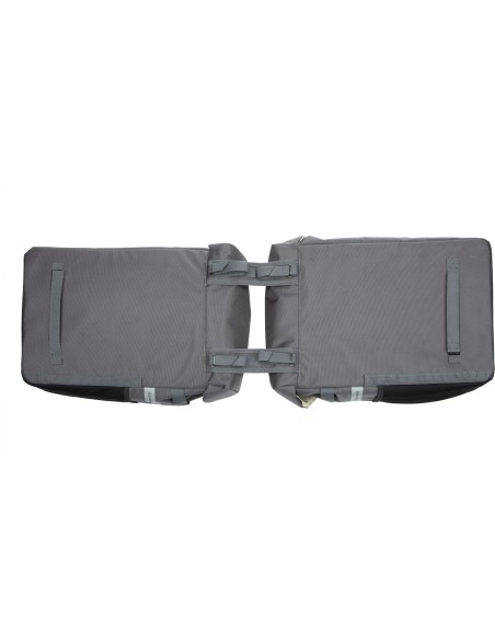 New Looxs fietstas dubbel Vigo grey 37L