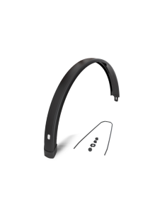 EF spatbord achter Tempo Square 28 inch 72mm zwart