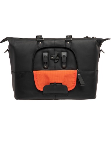 New Looxs laptoptas leer Verla zwart 21 liter