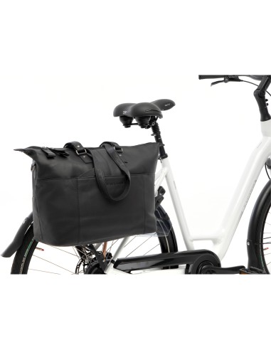 New Looxs laptoptas leer Verla zwart 21 liter