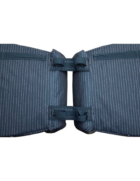New Looxs fietstas dubbel Joli nomi blue 37L