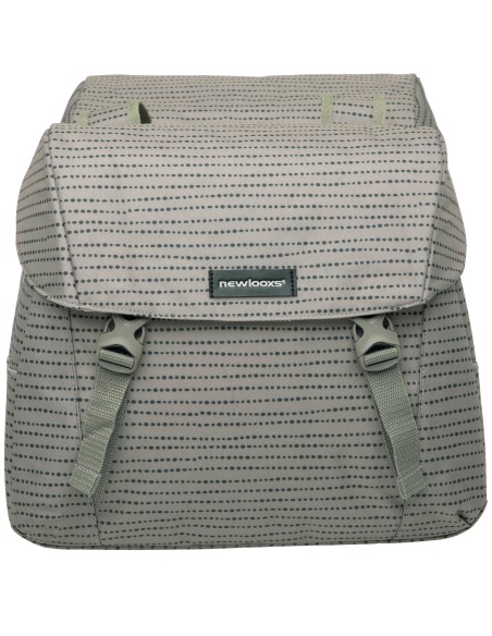 New Looxs fietstas dubbel Joli nomi grey 37L
