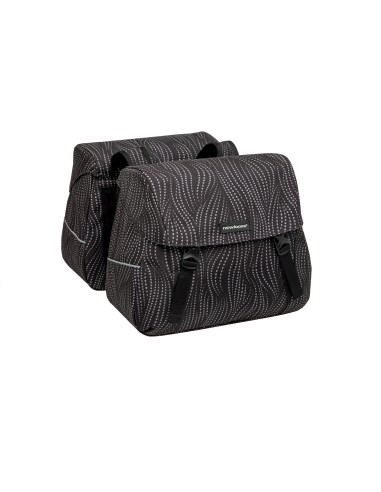 New Looxs fietstas dubbel Joli Alma black 37L