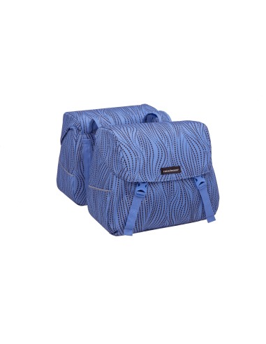 New Looxs fietstas dubbel Joli Alma blue 37L