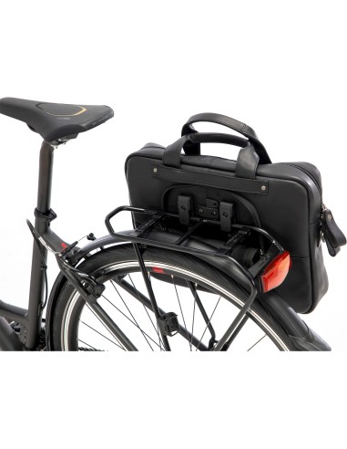 New Looxs laptoptas Luko leer zwart 7.5L 15 inch