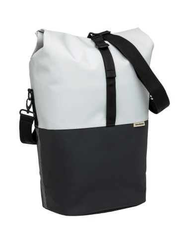 New Looxs fietstas enkel Nyborg lichtgrijs/zwart 17L