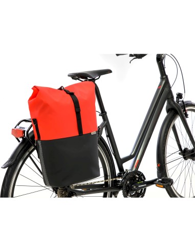 New Looxs fietstas enkel Nyborg rood/zwart 17L