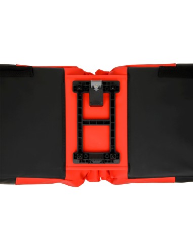 New Looxs fietstas dubbel Nyborg rood/zwart MIK 34L