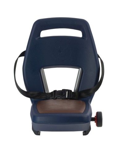 Qibbel achterzitje Junior 6+ drager bev. blauw/bruin