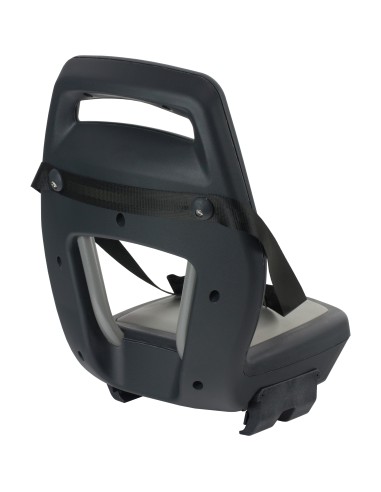 Qibbel achterzitje Junior 6+ Granite Grey - antraciet/grijs