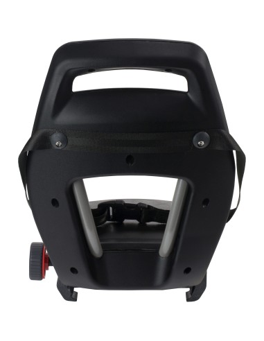 Qibbel achterzitje Junior 6+ Midnight Black -zwart/zwart