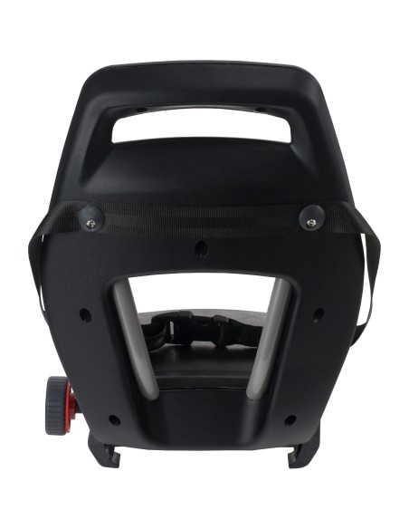 Qibbel achterzitje Junior 6+ Midnight Black -zwart/zwart