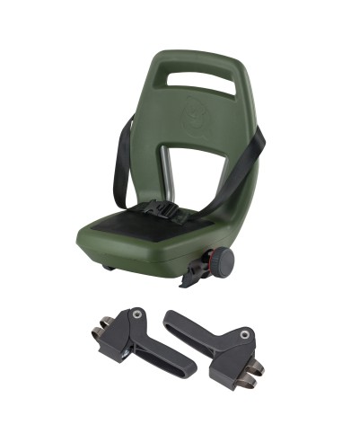 Qibbel achterzitje Junior 6+ drager bev. groen/zwart