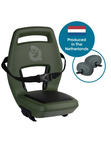 Qibbel achterzitje Junior 6+ drager bev. groen/zwart