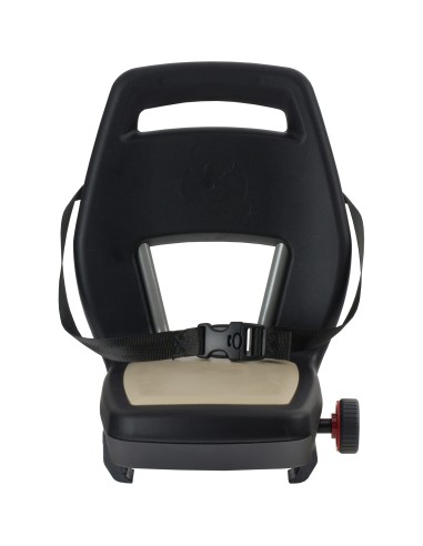 Qibbel achterzitje Junior 6+ drager bev. zwart/khaki