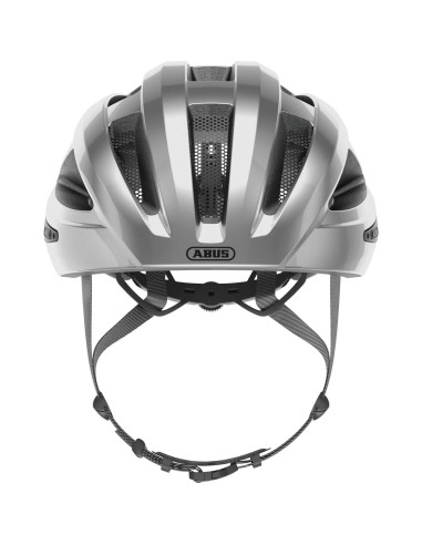 Abus helm Macator gleam silver L 58-62cm